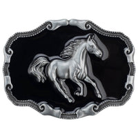 Black Western Belt Buckle