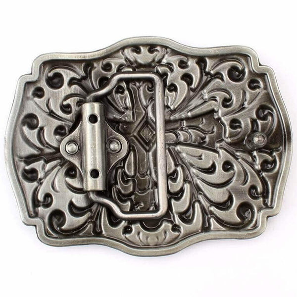 Western Cowboy Cross Belt Buckle
