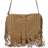 Leather Cowgirl Purse with Fringes
