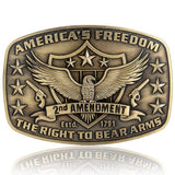 2nd Amendment Belt Buckle