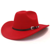 Red Felt Cowboy Hat