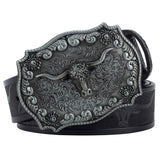 Silver Western Belt