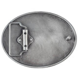 Oval Western Cowgirl Belt Buckle